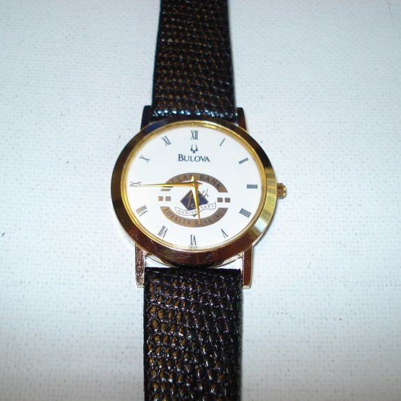 Bulova Accessories - NEW RARE HIGH END BULOVA OCEAN BANK 15TH ANNIVERSARY JEWELED MOVEMENT WATCH